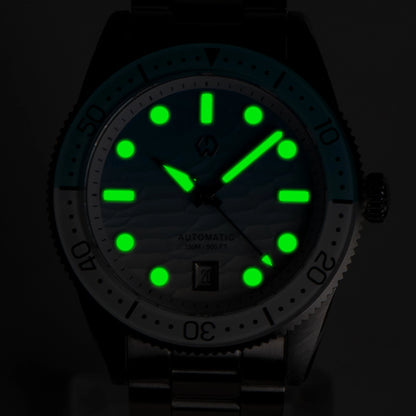 Reloj Automático de Buceo para Hombre 40mm – Esfera Azul Oceánica, Movimiento Japonés 8215, Cristal de Zafiro, Resistente al Agua 150M ⭐4.8 (201 Opiniones)