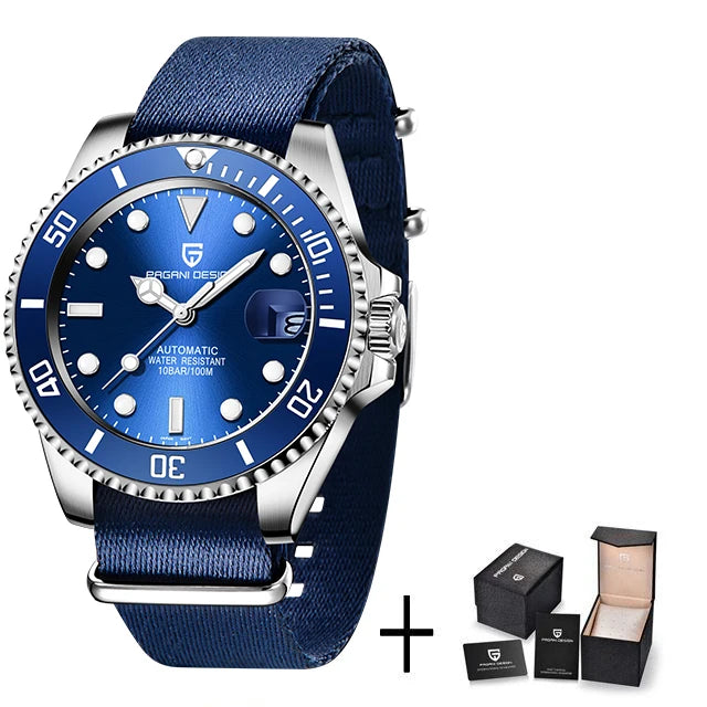 Reloj Automático Hombre 43mm – Movimiento NH35, Cristal de Zafiro, Acero Inoxidable, Deportivo 100M ⭐4.7 (184 Opiniones)