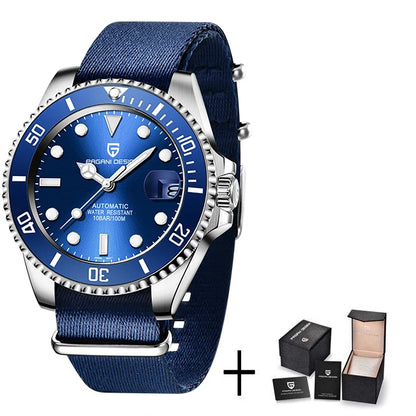 Reloj Automático Hombre 43mm – Movimiento NH35, Cristal de Zafiro, Acero Inoxidable, Deportivo 100M ⭐4.7 (184 Opiniones)