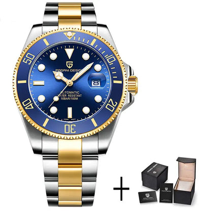 Reloj Automático Hombre 43mm – Movimiento NH35, Cristal de Zafiro, Acero Inoxidable, Deportivo 100M ⭐4.7 (184 Opiniones)