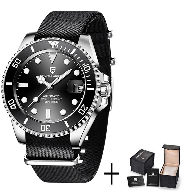 Reloj Automático Hombre 43mm – Movimiento NH35, Cristal de Zafiro, Acero Inoxidable, Deportivo 100M ⭐4.7 (184 Opiniones)