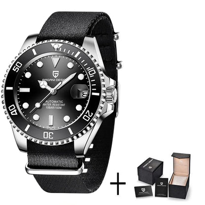 Reloj Automático Hombre 43mm – Movimiento NH35, Cristal de Zafiro, Acero Inoxidable, Deportivo 100M ⭐4.7 (184 Opiniones)