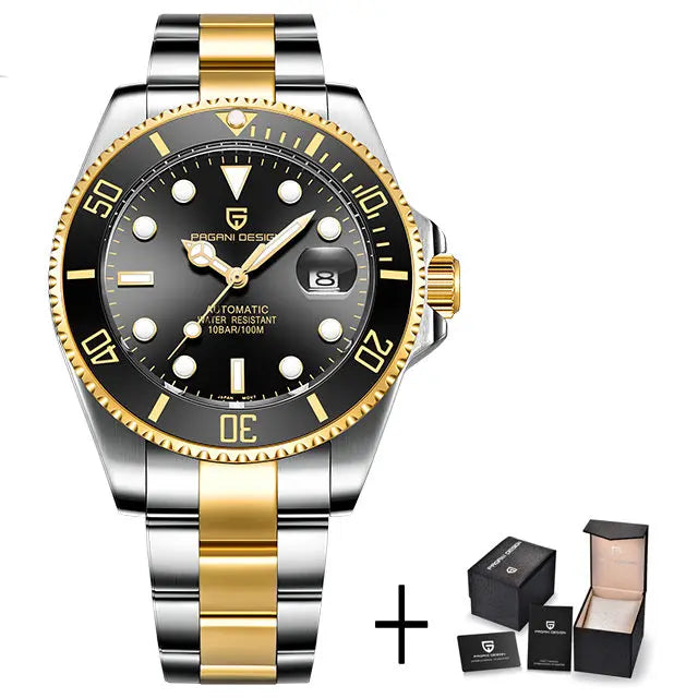 Reloj Automático Hombre 43mm – Movimiento NH35, Cristal de Zafiro, Acero Inoxidable, Deportivo 100M ⭐4.7 (184 Opiniones)