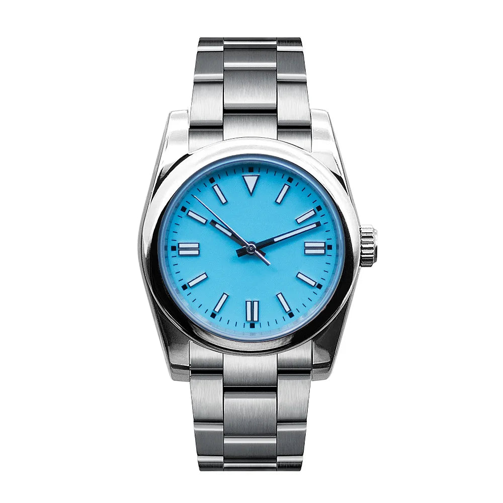 Reloj Automático para Hombre 39/36mm – Movimiento NH35, Cristal de Zafiro, Acero Inoxidable 316L, 100M