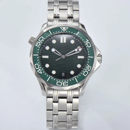 Reloj Automático OUMASHI 42mm – NH35A, Cristal de Zafiro, Bisel de Cerámica, 100M