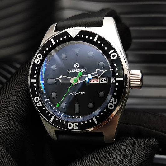 Reloj Automático Parnsrpe 40mm – NH36A Japonés, Cristal de Zafiro, Luminiscente, 100M