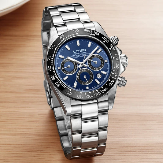 Reloj Automático de Buceo para Hombre – 200M (20ATM), Cristal de Zafiro, Movimiento Seagull, Acero Inoxidable ⭐4.7 (189 Opiniones)