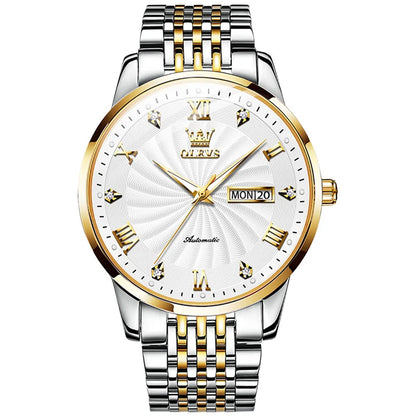 Reloj Automático Hombre 41mm – Esfera Gris, Calendario Completo, Acero Inoxidable, 40-44mm, 3ATM.⭐4.7 (19 Opiniones)