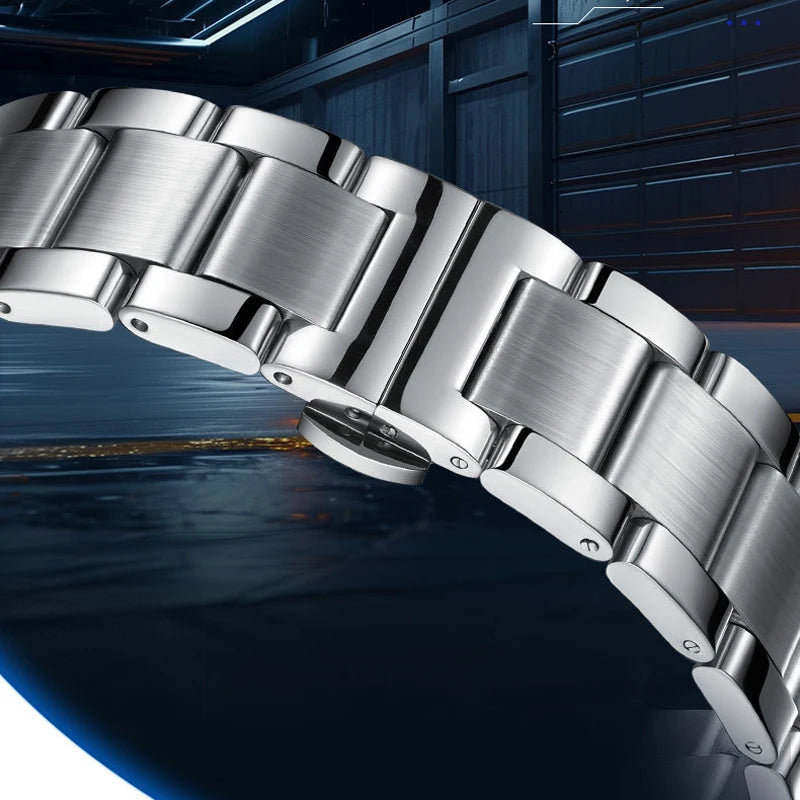 Reloj Automático Hombre 41mm – Mecánico Esqueleto, Caja Cuadrada, Acero Inoxidable, Correa de Cuero, Manecillas Luminiscentes, Impermeable 3ATM ⭐4.5 (163 Opiniones)