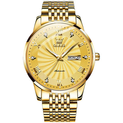 Reloj Automático Hombre 41mm – Esfera Gris, Calendario Completo, Acero Inoxidable, 40-44mm, 3ATM.⭐4.7 (19 Opiniones)