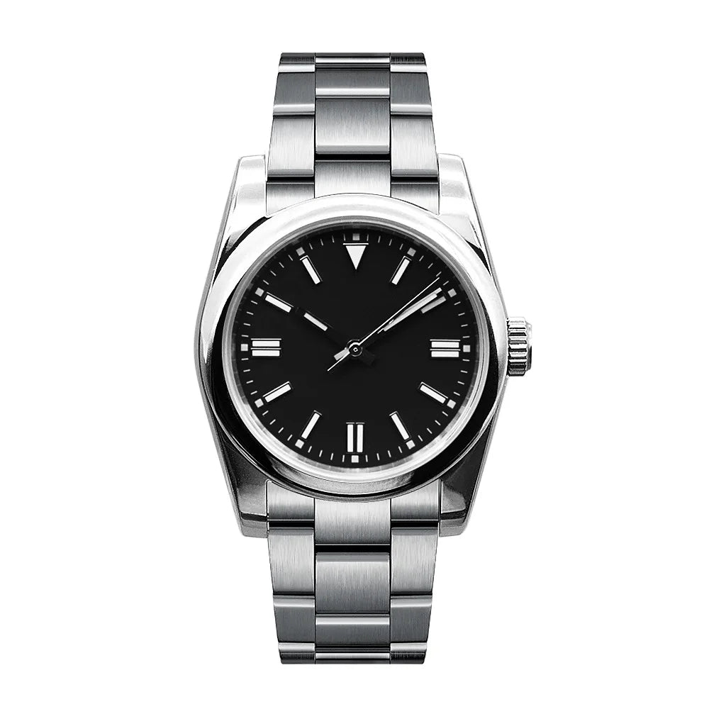 Reloj Automático para Hombre 39/36mm – Movimiento NH35, Cristal de Zafiro, Acero Inoxidable 316L, 100M
