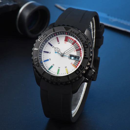 Reloj Automático de Buceo, 42.5mm, Acero Inoxidable 316L, Cristal Zafiro, NH35A, Esfera Luminosa Completa, 5ATM ⭐4.6 (147 Opiniones)