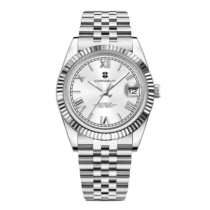 Reloj Automático Mecánico, 36mm/39mm, Acero Inoxidable 316L, NH35, Cristal Zafiro, Números Romanos, 10ATM ⭐4.7 (189 Opiniones)