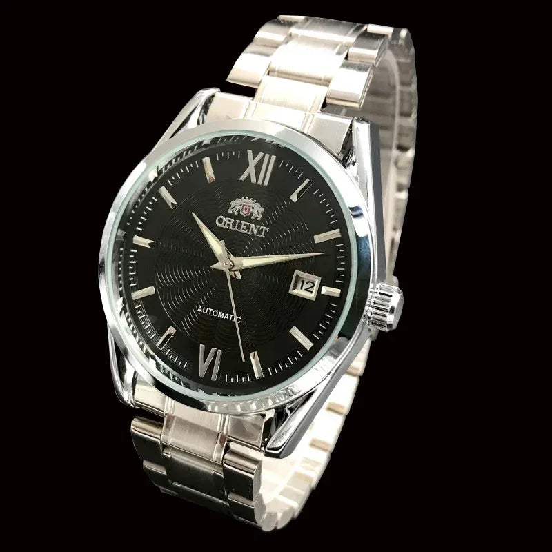 Reloj Automático Mecánico para Hombre 40mm – Tourbillon, Multifunción, Acero Inoxidable, Cristal de Zafiro, 3ATM