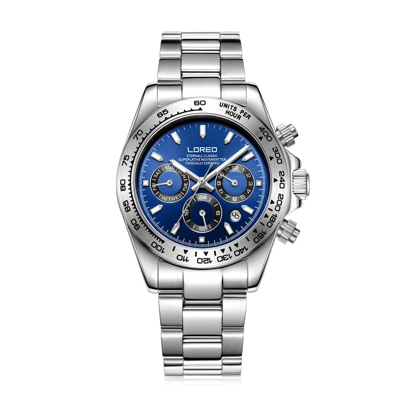 Reloj Automático de Buceo para Hombre – 200M (20ATM), Cristal de Zafiro, Movimiento Seagull, Acero Inoxidable ⭐4.7 (189 Opiniones)