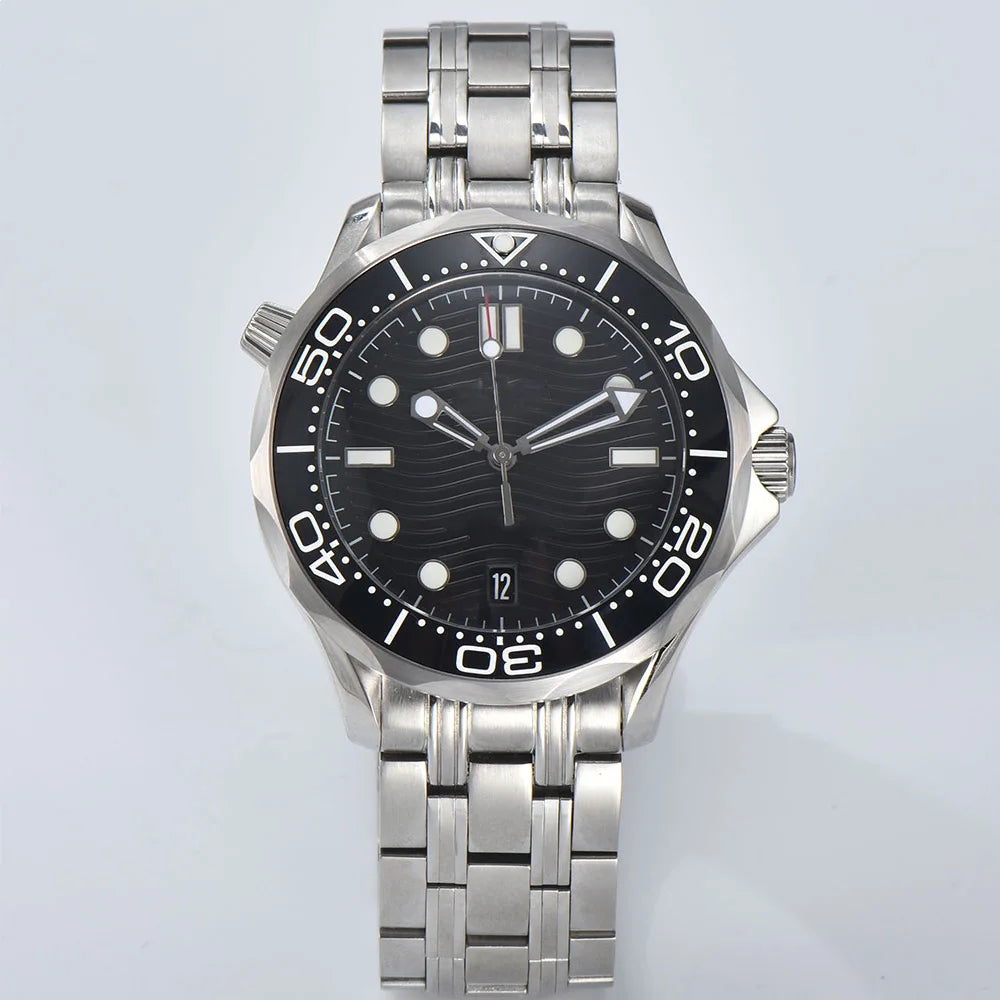 Reloj Automático OUMASHI 42mm – NH35A, Cristal de Zafiro, Bisel de Cerámica, 100M