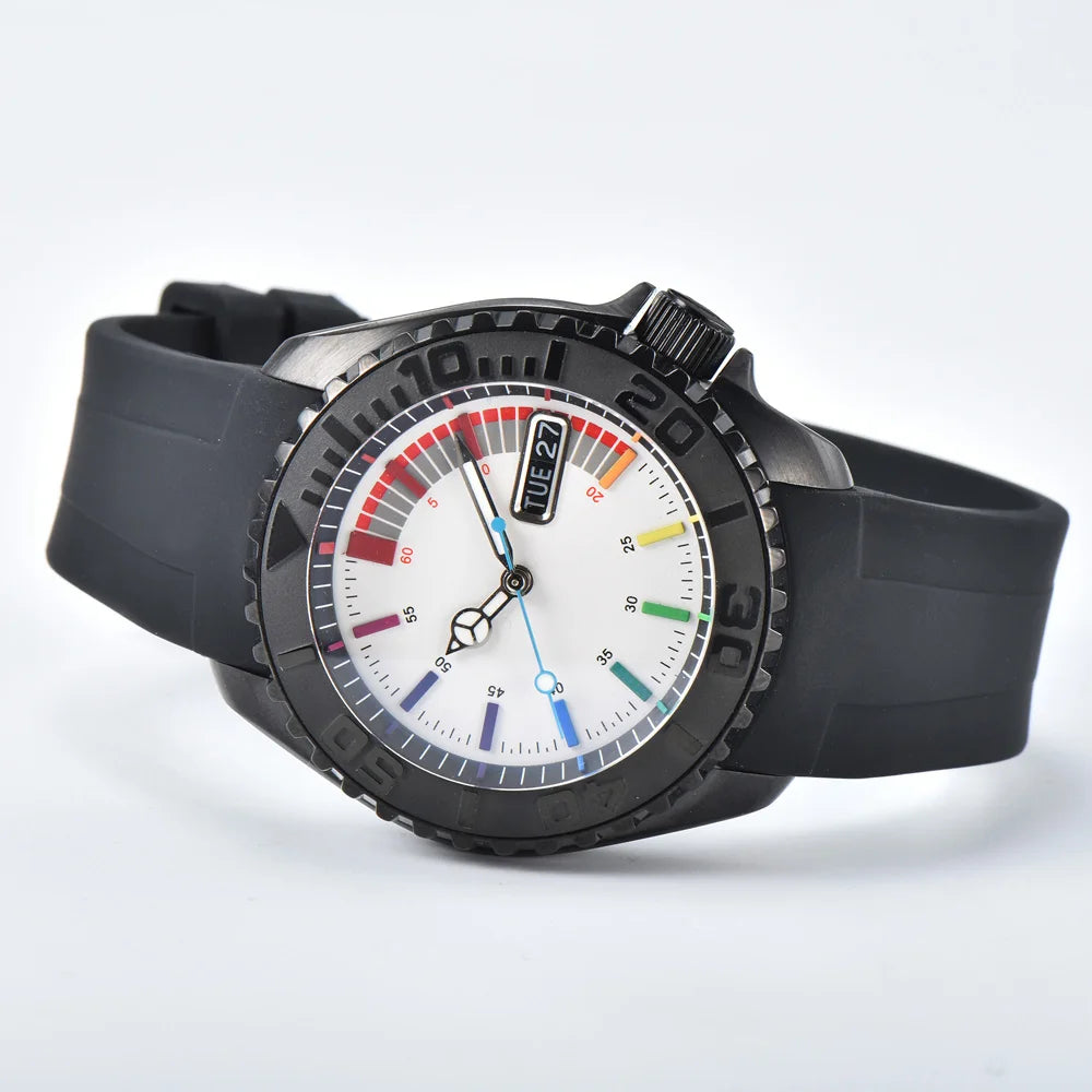Reloj Automático de Buceo, 42.5mm, Acero Inoxidable 316L, Cristal Zafiro, NH35A, Esfera Luminosa Completa, 5ATM ⭐4.6 (147 Opiniones)