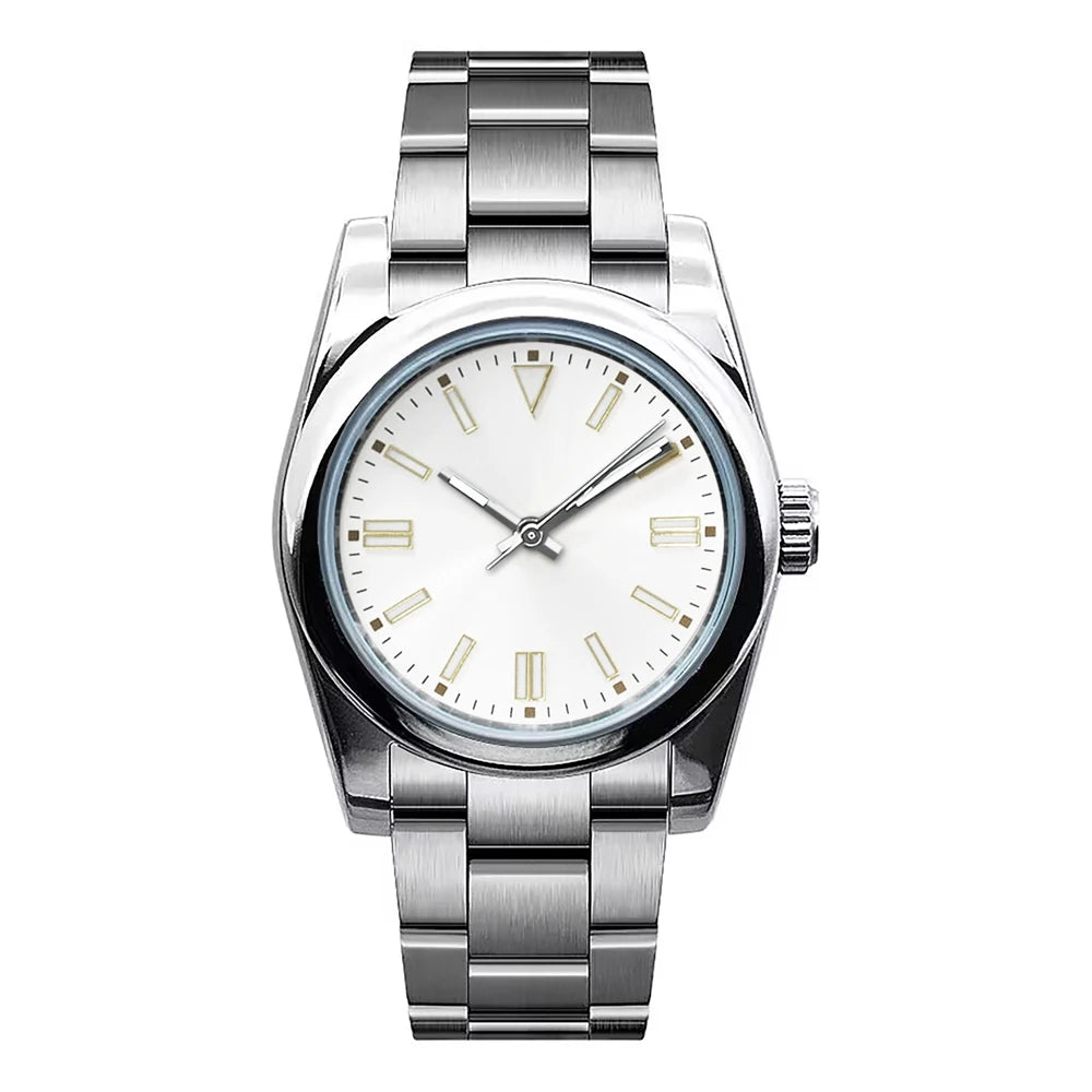 Reloj Automático para Hombre 39/36mm – Movimiento NH35, Cristal de Zafiro, Acero Inoxidable 316L, 100M