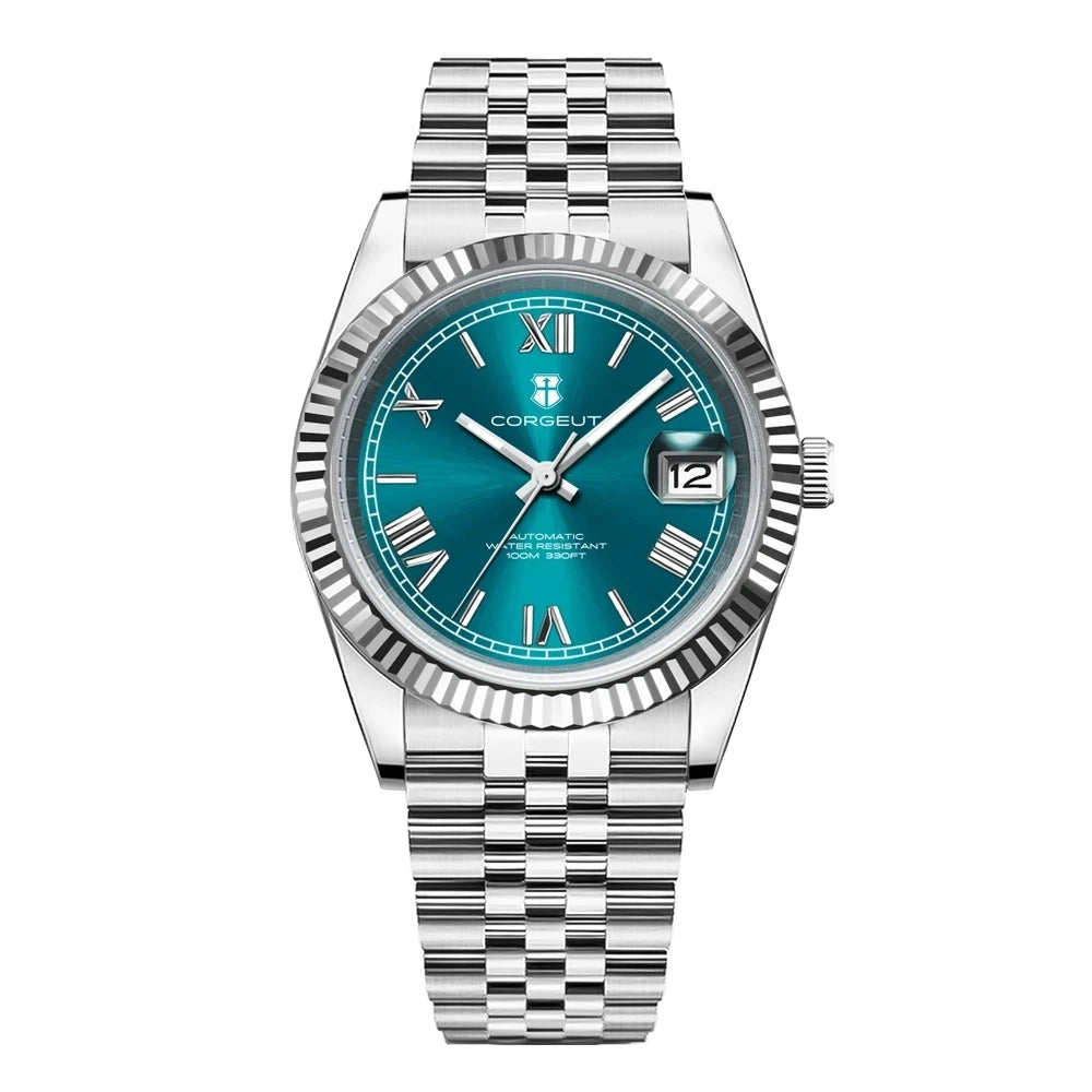 Reloj Automático Mecánico, 36mm/39mm, Acero Inoxidable 316L, NH35, Cristal Zafiro, Números Romanos, 10ATM ⭐4.7 (189 Opiniones)