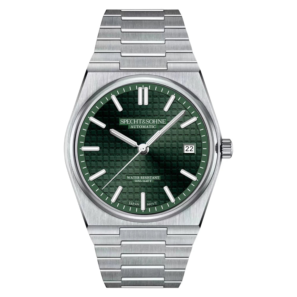 Reloj Automático Mecánico, 37mm/40mm, Acero Inoxidable 316L, Cristal Zafiro, Miyota 8215, Números Romanos, 5ATM ⭐4.7 (168 Opiniones)