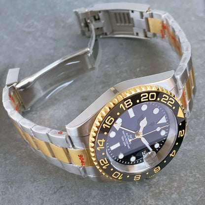 Reloj Automático de Buceo, 40mm, NH34A GMT, Acero Inoxidable 316L, Cristal Zafiro, Bisel Cerámico, 200M ⭐4.8 (183 Opiniones)