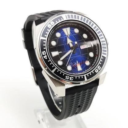 Reloj Automático 42mm NH35 – 15 Colores, Cristal de Zafiro, Caja de Acero, Correa de Caucho