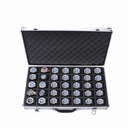 Maletín de Aluminio para 35 Relojes – Caja de Almacenamiento de Alta Capacidad. ⭐4.8 (44 Opiniones)