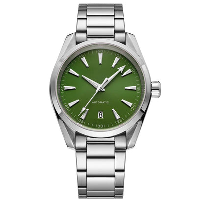 Reloj Automático Deportivo, 40mm, Esfera Verde, Cristal Zafiro, Acero Inoxidable 316L, NH35A, 150M ⭐4.7 (164 Opiniones)
