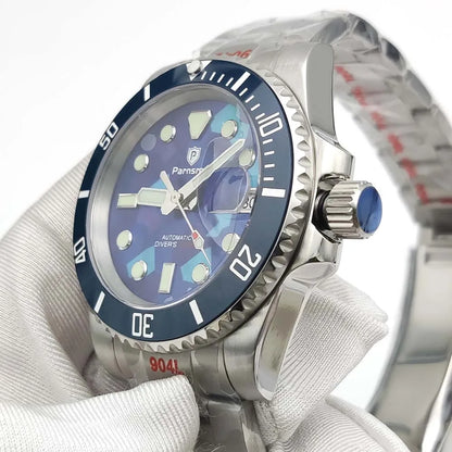 Reloj Automático 40mm – Movimiento NH35, Cristal de Zafiro, Caja de Acero 316L, Luminiscente