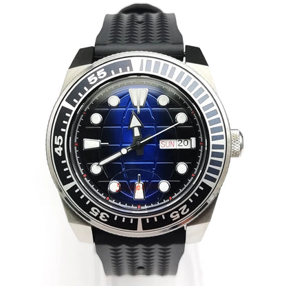 Reloj Automático 42mm NH35 – 15 Colores, Cristal de Zafiro, Caja de Acero, Correa de Caucho