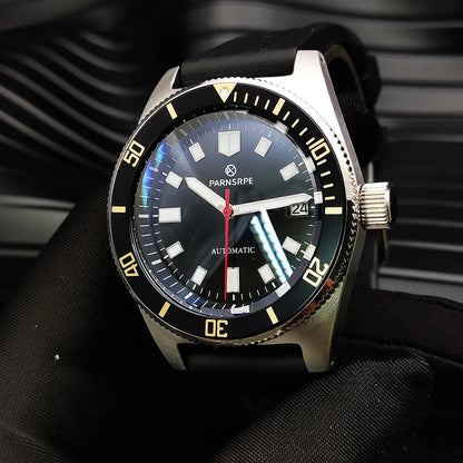 Reloj Automático Parnsrpe 40mm – NH36A Japonés, Cristal de Zafiro, Luminiscente, 100M