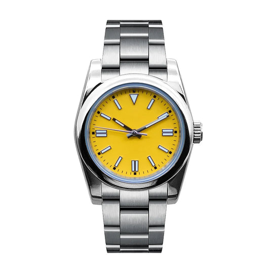 Reloj Automático para Hombre 39/36mm – Movimiento NH35, Cristal de Zafiro, Acero Inoxidable 316L, 100M