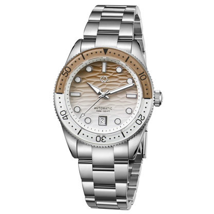 Reloj Automático de Buceo para Hombre 40mm – Esfera Azul Oceánica, Movimiento Japonés 8215, Cristal de Zafiro, Resistente al Agua 150M ⭐4.8 (201 Opiniones)