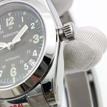 Reloj Automático Clásico 39mm NH35 – Acero Inoxidable, Cristal de Zafiro