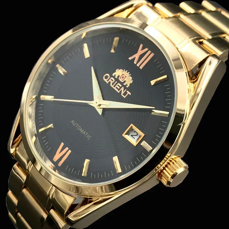 Reloj Automático Mecánico para Hombre 40mm – Tourbillon, Multifunción, Acero Inoxidable, Cristal de Zafiro, 3ATM