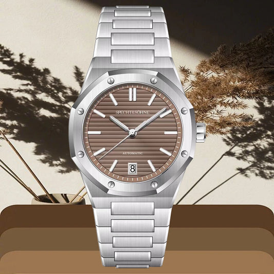 Reloj Automático Mecánico, 37mm, Acero Inoxidable 316L, Cristal Zafiro, Números Romanos, NH35, 10ATM ⭐4.7 (173 Opiniones)