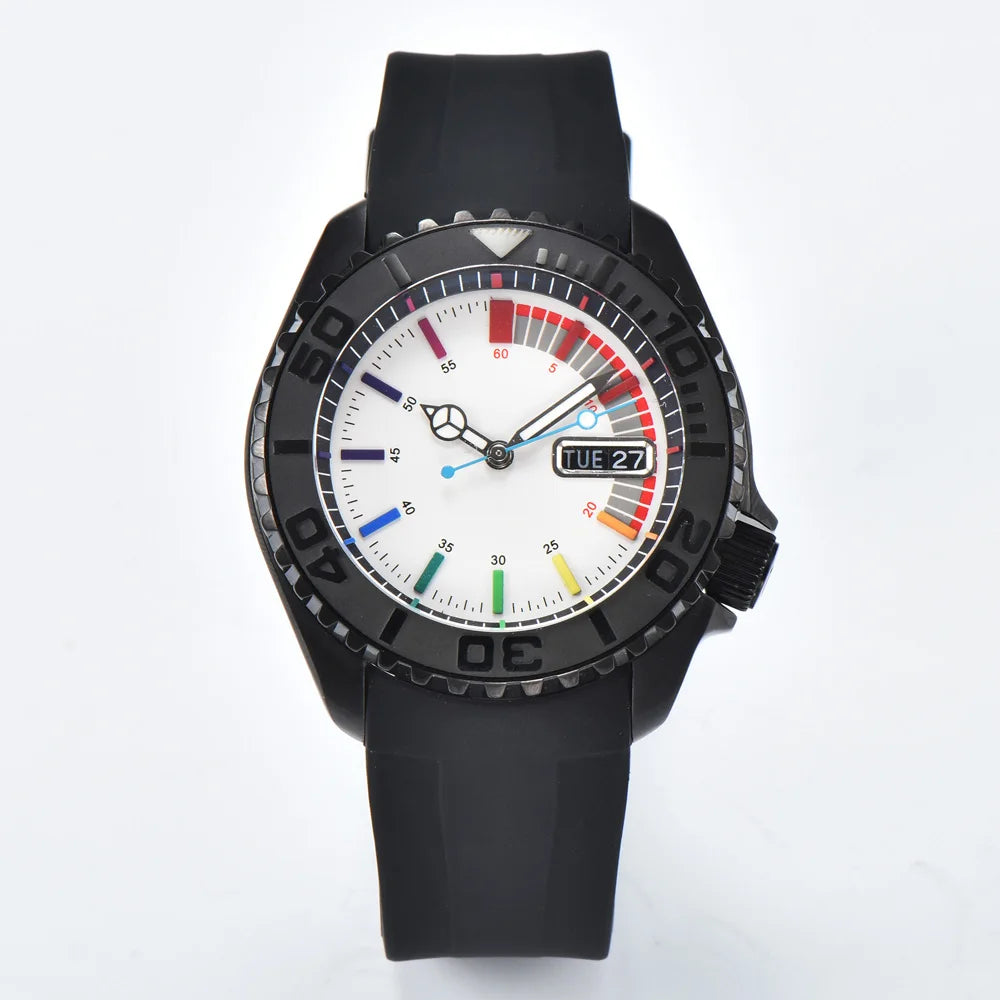 Reloj Automático de Buceo, 42.5mm, Acero Inoxidable 316L, Cristal Zafiro, NH35A, Esfera Luminosa Completa, 5ATM ⭐4.6 (147 Opiniones)