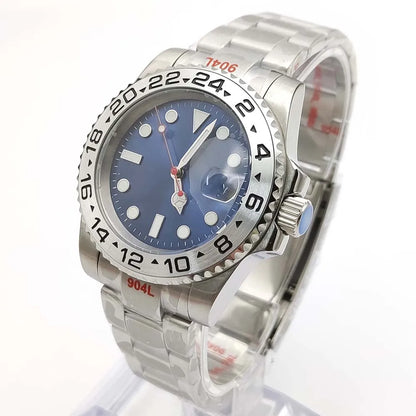 Reloj Automático 40mm NH35 – Cristal de Zafiro, Acero Inoxidable, Estilo Elegante