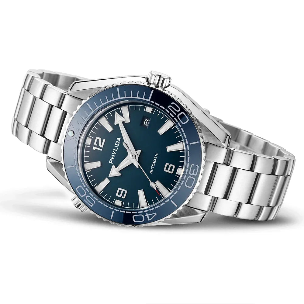 Reloj Automático de Buceo, 43.5mm, 500M, Acero Inoxidable 316L, Cristal Zafiro, NH35A ⭐4.8 (211 Opiniones)