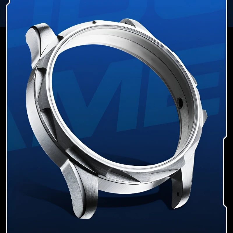 Reloj Automático Hombre 43mm – Mecánico Esqueleto con Esfera Tipo Hub, Acero Inoxidable, Luminiscente y Resistente al Agua