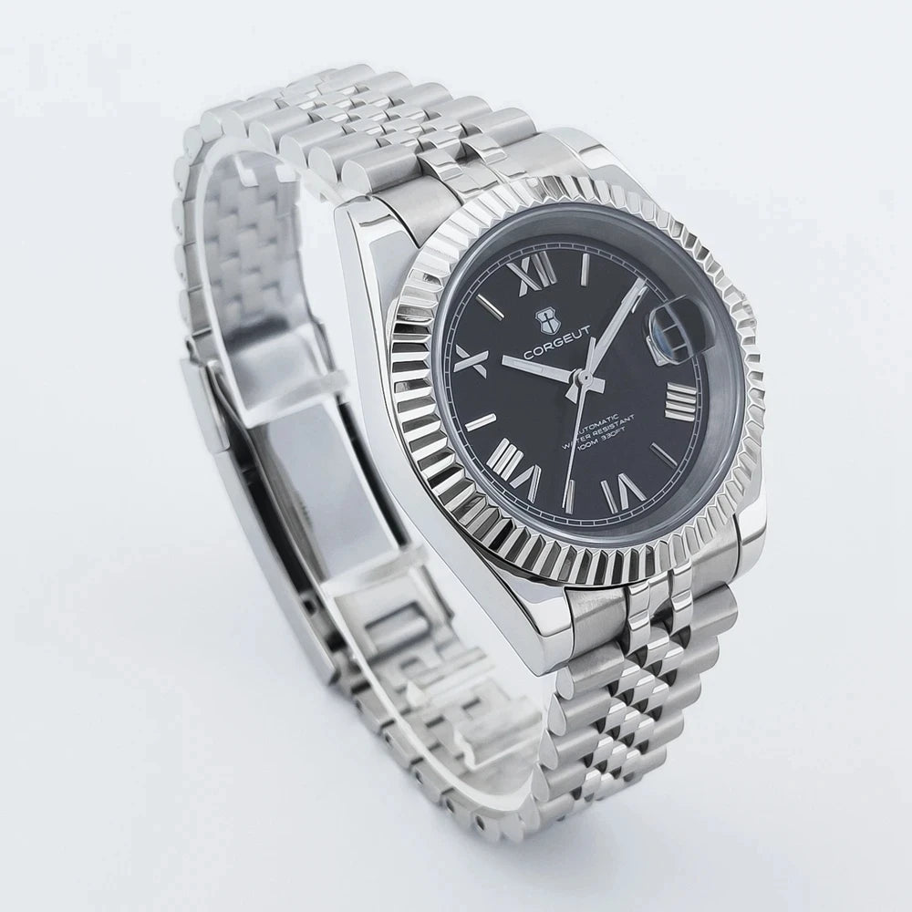 Reloj Automático Mecánico, 36mm/39mm, Acero Inoxidable 316L, NH35, Cristal Zafiro, Números Romanos, 10ATM ⭐4.7 (189 Opiniones)