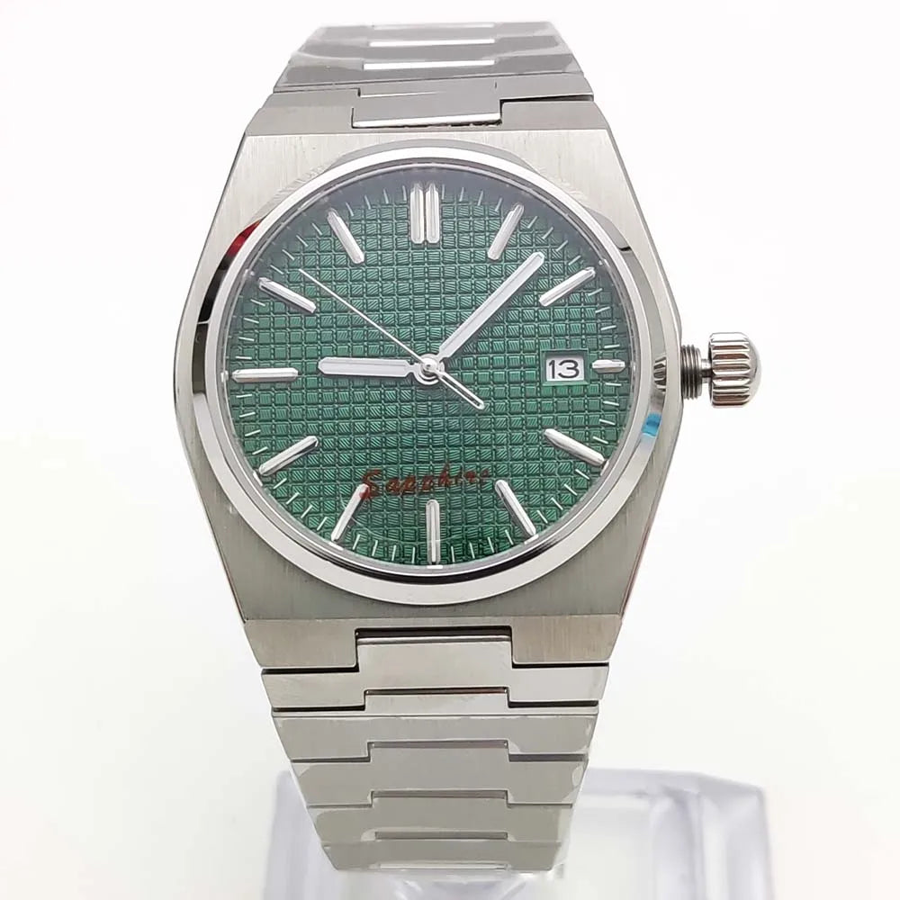 Reloj Automático Parnsrpe 40mm – NH35A Japonés, Cristal de Zafiro, Acero 316L