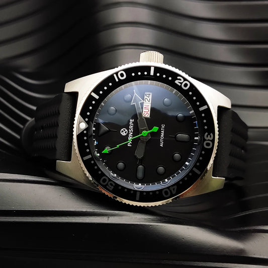 Reloj Automático Parnsrpe 40mm – NH36A Japonés, Cristal de Zafiro, Luminiscente, 100M