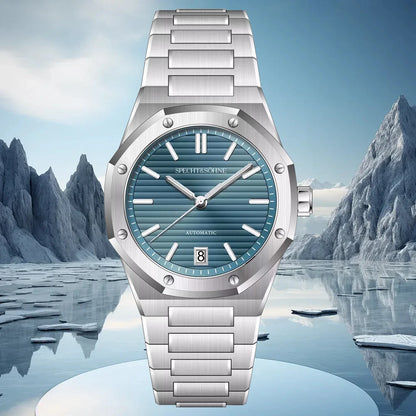 Reloj Automático Mecánico, 37mm, Acero Inoxidable 316L, Cristal Zafiro, Números Romanos, NH35, 10ATM ⭐4.7 (173 Opiniones)