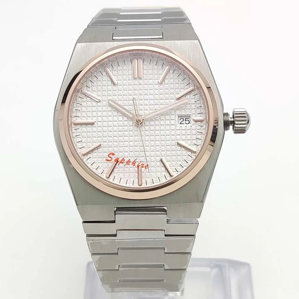 Reloj Automático Parnsrpe 40mm – NH35A Japonés, Cristal de Zafiro, Acero 316L