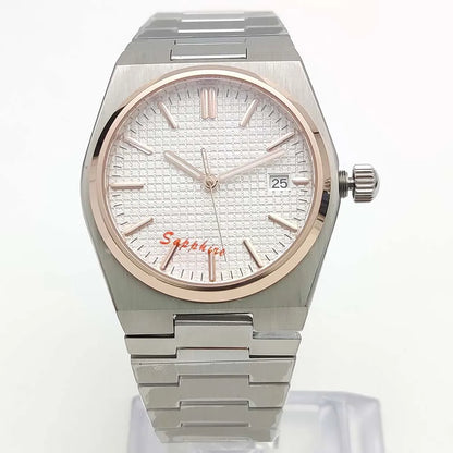 Reloj Automático Parnsrpe 40mm – NH35A Japonés, Cristal de Zafiro, Acero 316L