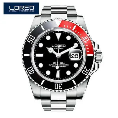 Reloj Automático Hombre – Mecánico de Buceo 200M, Cristal Zafiro, Movimiento Seagull, Acero Inoxidable, Calendario Completo. ⭐4.4 (109 Opiniones)