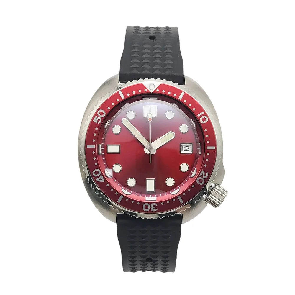 Reloj Automático Parnsrpe Turtle Diver 43mm – NH35A Japonés, Cristal de Zafiro AR, Bisel Cerámico, 100M