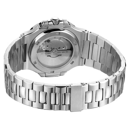 Reloj Automático Mecánico, 40mm, Acero Inoxidable, Cristal Zafiro, Calendario Completo, 5ATM ⭐4.6 (118 Opiniones)