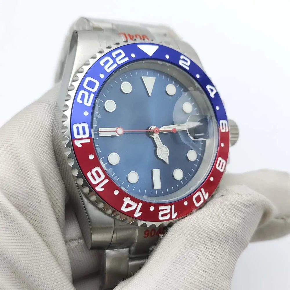 Reloj Automático 40mm NH35 – Cristal de Zafiro, Acero Inoxidable, Estilo Elegante